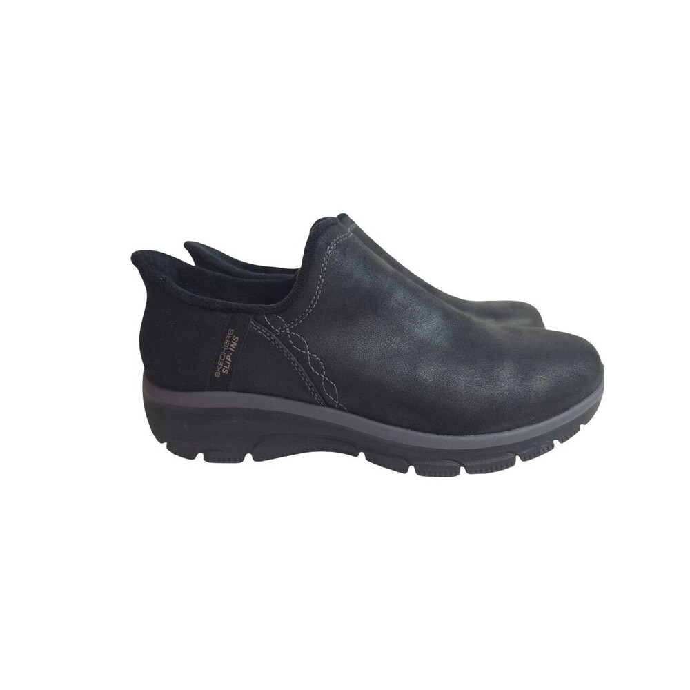 Skechers Hands Free Slip Ins Easy Going Shoes Women Black Comfort Size 9 M - Picture 9 of 9